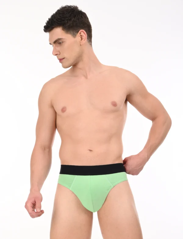 Pack of 2 Solid Men Brief - Image 2